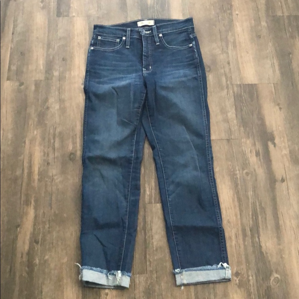 Madewell slim straight jeans